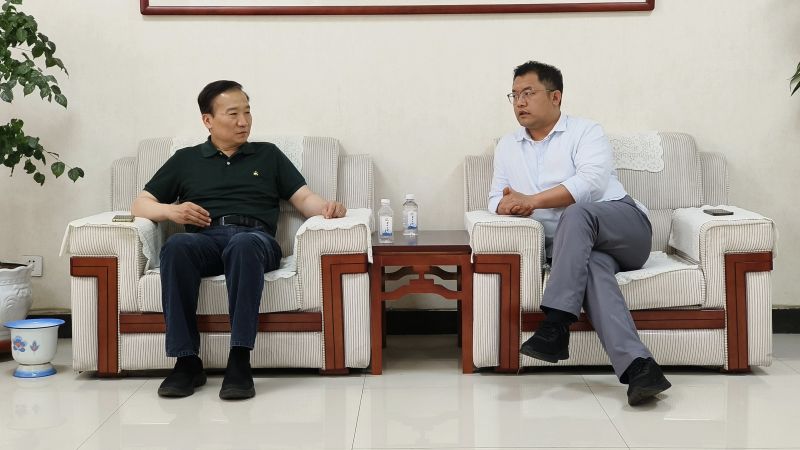 鉴黑担保网集团董事长王智勇会見香港中科石油和海南青玉能源客人